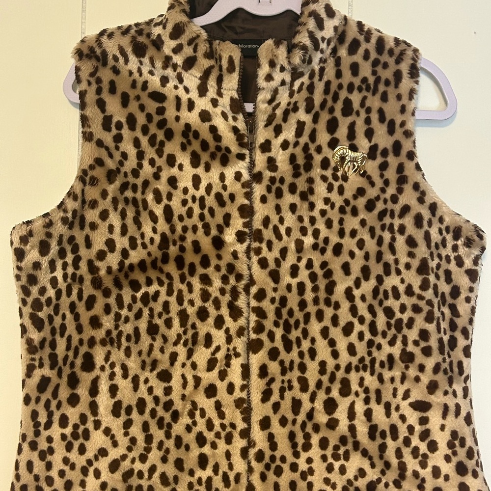 Xhilaration Leopard Print Kids Vest